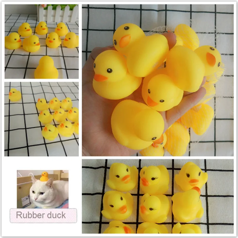 Cute Rubber Duck Baby Bath Toys Summer Bathroom Water Play Toys Yellow Duck For Children Kids For Birthday Gift
Cute Rubber Duck Baby Bath Toys Summer Bathroom Water Play Toys Yellow Duck For Children Kids For Birthday Gift