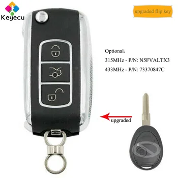 KEYECU Upgraded Flip Remote Control Car Key With 315MHz/ 433MHz - FOB for Land Rover Discovery 2 1999-2004, N5FVALTX3 73370847C
KEYECU Upgraded Flip Remote Control Car Key With 315MHz/ 433MHz - FOB for Land Rover Discovery 2 1999-2004, N5FVALTX3 73370847C