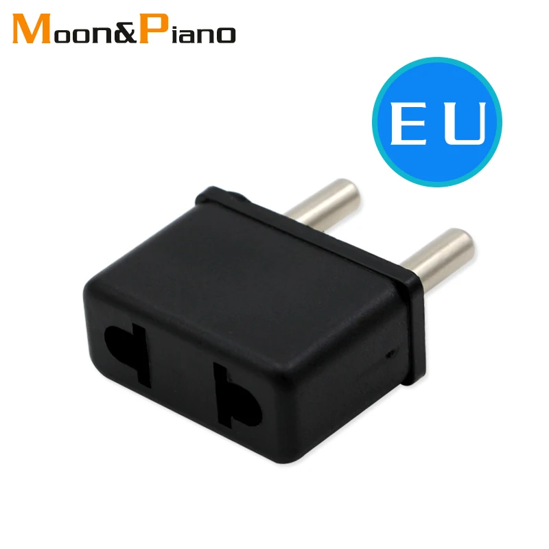 US To EU Plug USA To Euro Europe Travel Wall AC Power Mini Plug wall Charger Outlet Adapter Converter 2 Round Pin Socket Black
US To EU Plug USA To Euro Europe Travel Wall AC Power Mini Plug wall Charger Outlet Adapter Converter 2 Round Pin Socket Black