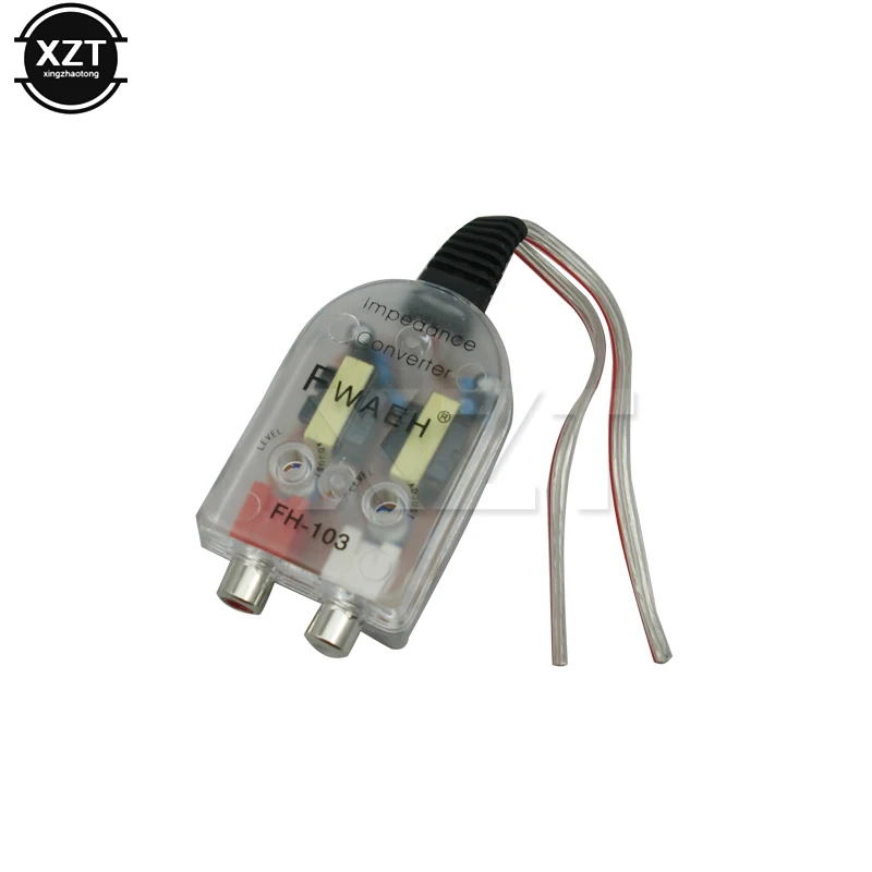 High Quality Speaker to RCA Level Adaptor High to Low Sockets Auto Line Out Audio Comverter Sound Subwoofer Amplifier for Car
High Quality Speaker to RCA Level Adaptor High to Low Sockets Auto Line Out Audio Comverter Sound Subwoofer Amplifier for Car