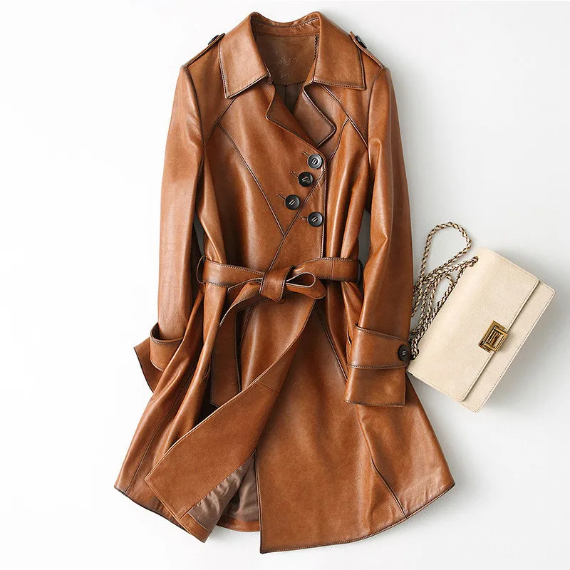 Real Leather Jacket Woman Spring 2019 Korean Sheepskin Coat Female Long Trench Coats and Jackets Women Chaqueta Mujer KQN29052
Real Leather Jacket Woman Spring 2019 Korean Sheepskin Coat Female Long Trench Coats and Jackets Women Chaqueta Mujer KQN29052