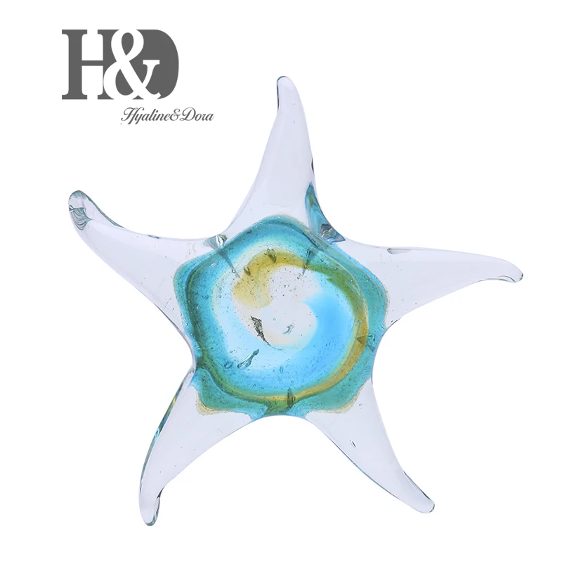 H&D 5.1inch Marine Life Glass Walking Starfish Figurine Glass Blown Sea Animals Miniature Gifts Collection Home Office Decor
H&D 5.1inch Marine Life Glass Walking Starfish Figurine Glass Blown Sea Animals Miniature Gifts Collection Home Office Decor