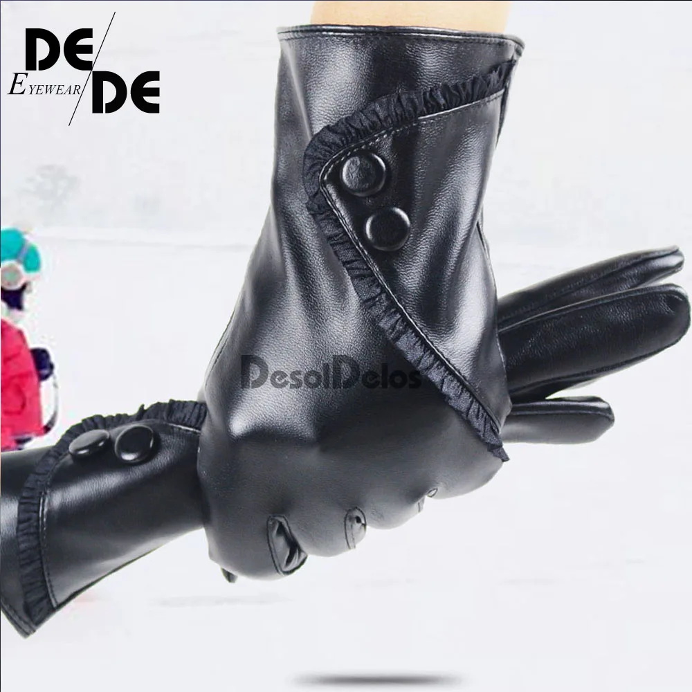 New Women's Gloves Genuine Leather Winter Warm Fluff Woman Soft Female Rabbit Fur Lining Riveted Clasp High-quality Mittens
New Women's Gloves Genuine Leather Winter Warm Fluff Woman Soft Female Rabbit Fur Lining Riveted Clasp High-quality Mittens