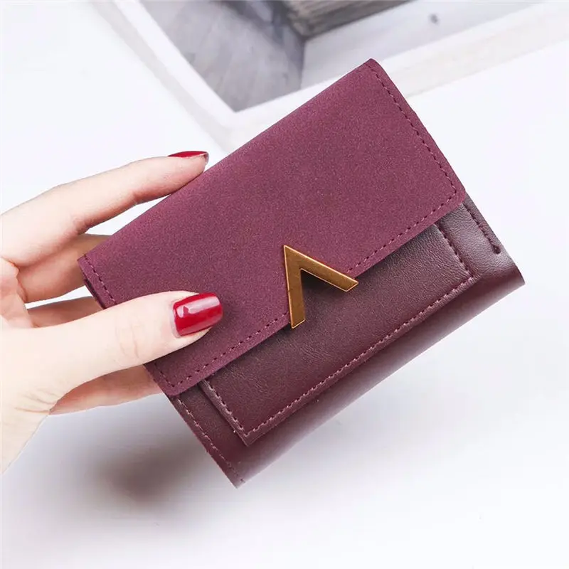 Hot new Matte Leather Small Women Wallet Luxury Brand Famous Mini Women Purses Short Female Purse Credit Card Holder
Hot new Matte Leather Small Women Wallet Luxury Brand Famous Mini Women Purses Short Female Purse Credit Card Holder