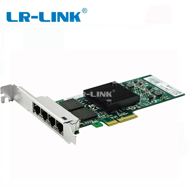 LR-LINK 9724PT Gigabit Ethernet сетевой адаптер Quad Порты и разъёмы PCI Express карты 1000 МБ Intel I350-T4