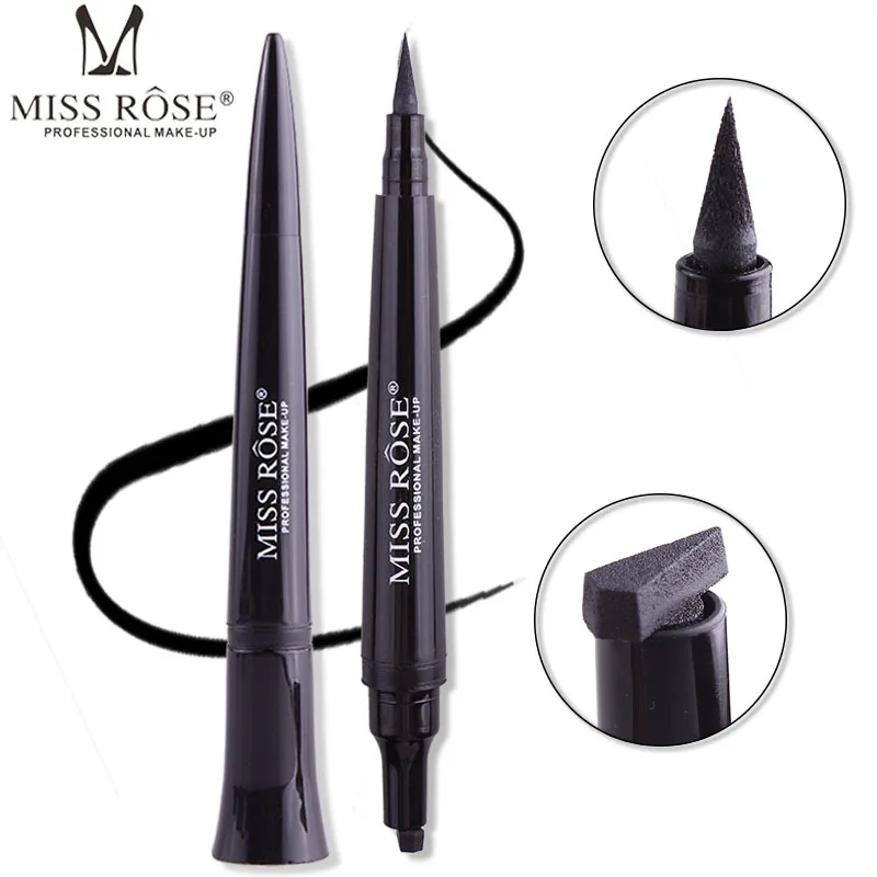 Miss Rose Brand Liquid Stamp Eyeliner Black Waterproof Makeup Long lasting Quick Dry Eye Liner Pencil Comestics Tool For Women
Miss Rose Brand Liquid Stamp Eyeliner Black Waterproof Makeup Long lasting Quick Dry Eye Liner Pencil Comestics Tool For Women
