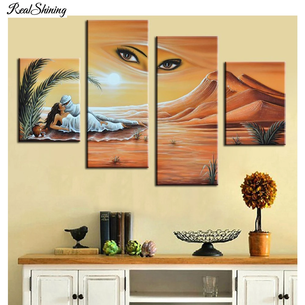 REALSHINING Triptych Desert Lover 5D Diamond embroidery Full Square Resin Diamond Painting Cross Stitch Diy Needlwork DE86
REALSHINING Triptych Desert Lover 5D Diamond embroidery Full Square Resin Diamond Painting Cross Stitch Diy Needlwork DE86
