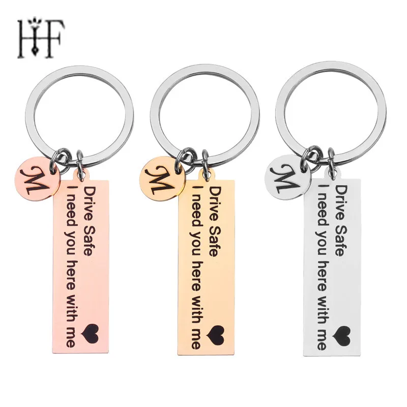 Custom Engrave Keyring A-Z 26 Initials Letter Drive Safe Drive Safe I need you here with me For Couples Men Women Gift Keychain
Custom Engrave Keyring A-Z 26 Initials Letter Drive Safe Drive Safe I need you here with me For Couples Men Women Gift Keychain