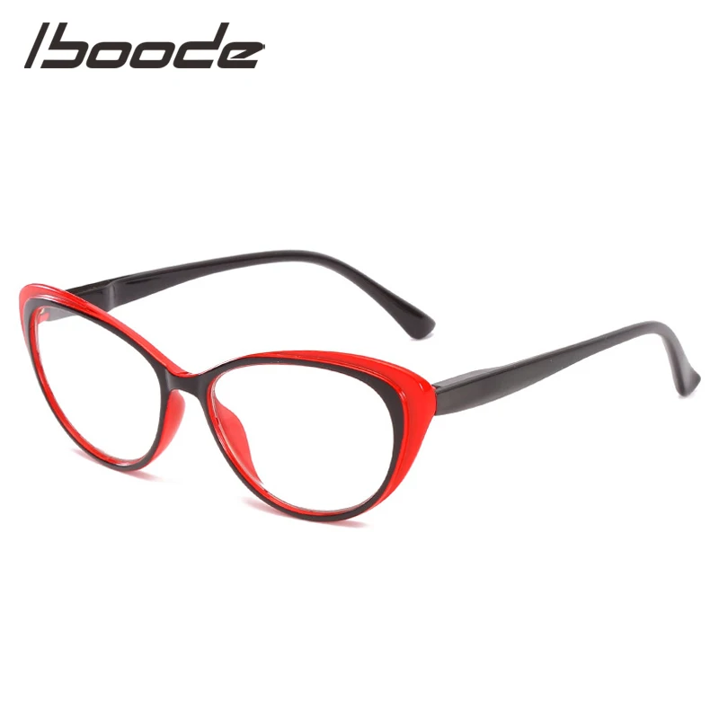 

IBOODE Cat Eye Reading Glasses Women Men Presbyopic Eyeglasses Female Male Hyperopia Eyewear Unisex Optics Diopter Spectacles