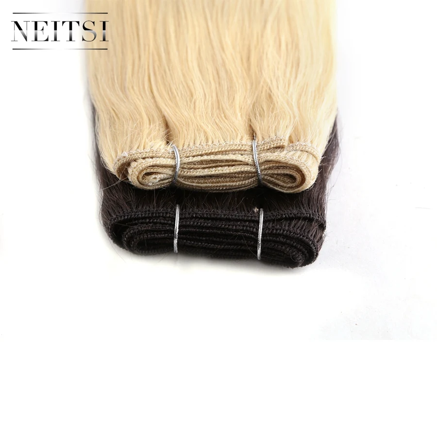 Neitsi прямые Remy человеческие волосы для наращивания 12 " 26" 100 г/шт. 1 # 1B #2 #3 #4 #6 #60