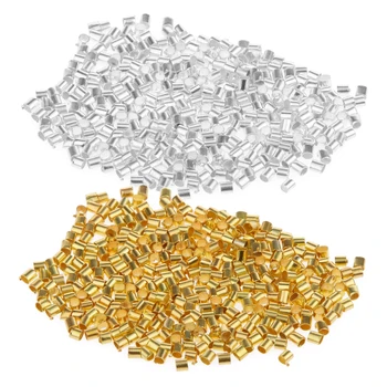 1200pcs Copper Crimp Tube Beads Findings For Ending Beading Cord & Wire Ends Bracelet and Necklaces DIY Making
1200pcs Copper Crimp Tube Beads Findings For Ending Beading Cord & Wire Ends Bracelet and Necklaces DIY Making
