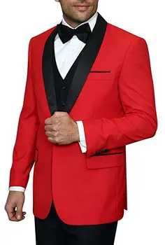 Brand New Groomsmen One Button Groom Tuxedos Shawl Black Lapel Men Suits Wedding Best Man Blazer ( Jacket+Pants+Vest +Tie) C323
Brand New Groomsmen One Button Groom Tuxedos Shawl Black Lapel Men Suits Wedding Best Man Blazer ( Jacket+Pants+Vest +Tie) C323