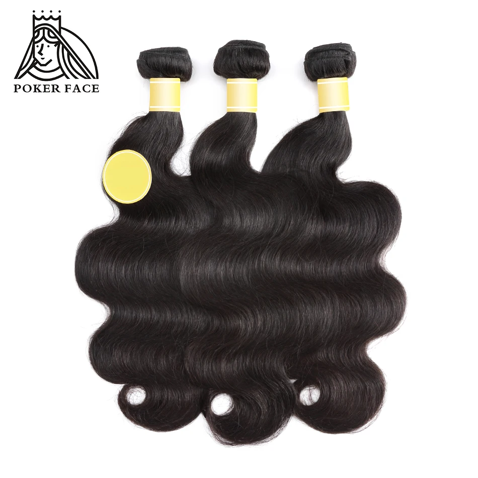 Poker Face Body Wave 100% Human Hair Weave 3 Bundles Peruvian Natural Color 12-30 Inches Remy
Poker Face Body Wave 100% Human Hair Weave 3 Bundles Peruvian Natural Color 12-30 Inches Remy