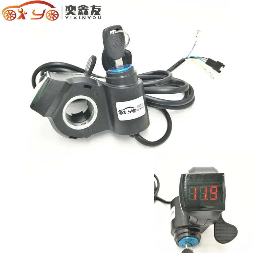 Electric Bike Twist Throttle Grips With LED Display Screen Handle Key Knock Electric Bike 5 wires scooter Accelerator
Electric Bike Twist Throttle Grips With LED Display Screen Handle Key Knock Electric Bike 5 wires scooter Accelerator