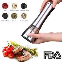 Memokey New Pepper Grinder Salt Stainless Steel Pepper Mill Eco-friendly Kitchen Tools Kitchen Mill Grinding For Restaurants C
Memokey New Pepper Grinder Salt Stainless Steel Pepper Mill Eco-friendly Kitchen Tools Kitchen Mill Grinding For Restaurants C