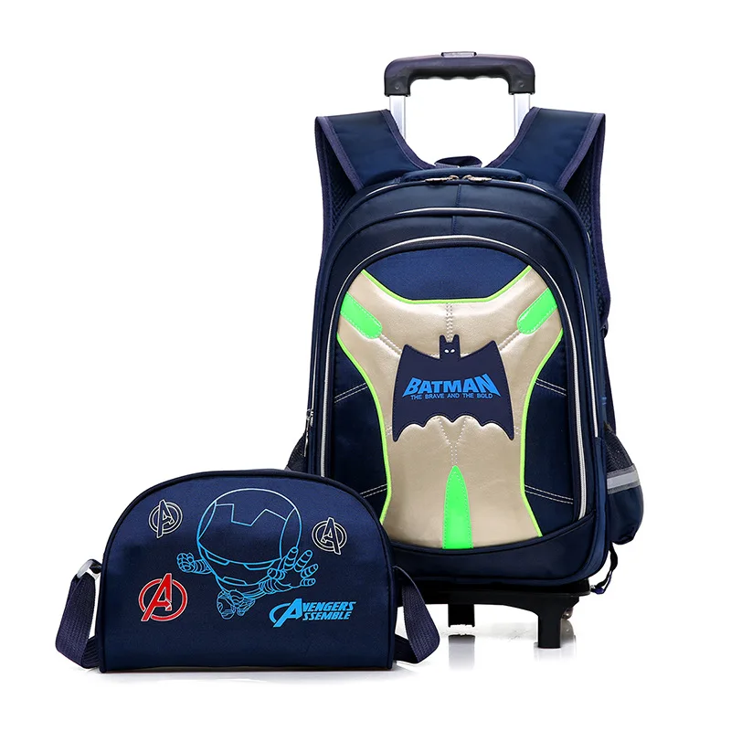Kids Boys Batman Primary School Trolley Backpack Bat Man Cartoon Student Children Boys Rolling Backpacks Daypack
Kids Boys Batman Primary School Trolley Backpack Bat Man Cartoon Student Children Boys Rolling Backpacks Daypack