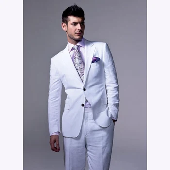 2018 Summer Casual groom mens Tuxedo Notched Lapel 2 pieces White Wedding Suits For Men Two Button Groomsmen Suit (Jacket+Pants)
2018 Summer Casual groom mens Tuxedo Notched Lapel 2 pieces White Wedding Suits For Men Two Button Groomsmen Suit (Jacket+Pants)