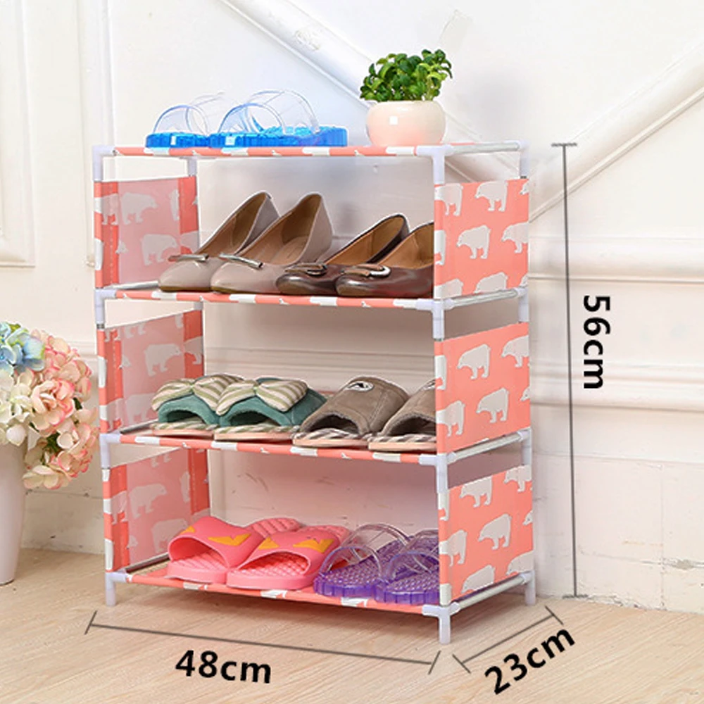 Large Size Non-Woven Fabric Shoes Rack Shoes Organizer Home decoration Bedroom Dormitory Shoe Racks Shelf Cabinet Dropshipping (33)