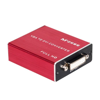 MT-Viki VGA to DVI Adapter with DC Power Supply Stable Performance VGA2DVI Converter High Resolution Alloy Casing 1080p
MT-Viki VGA to DVI Adapter with DC Power Supply Stable Performance VGA2DVI Converter High Resolution Alloy Casing 1080p