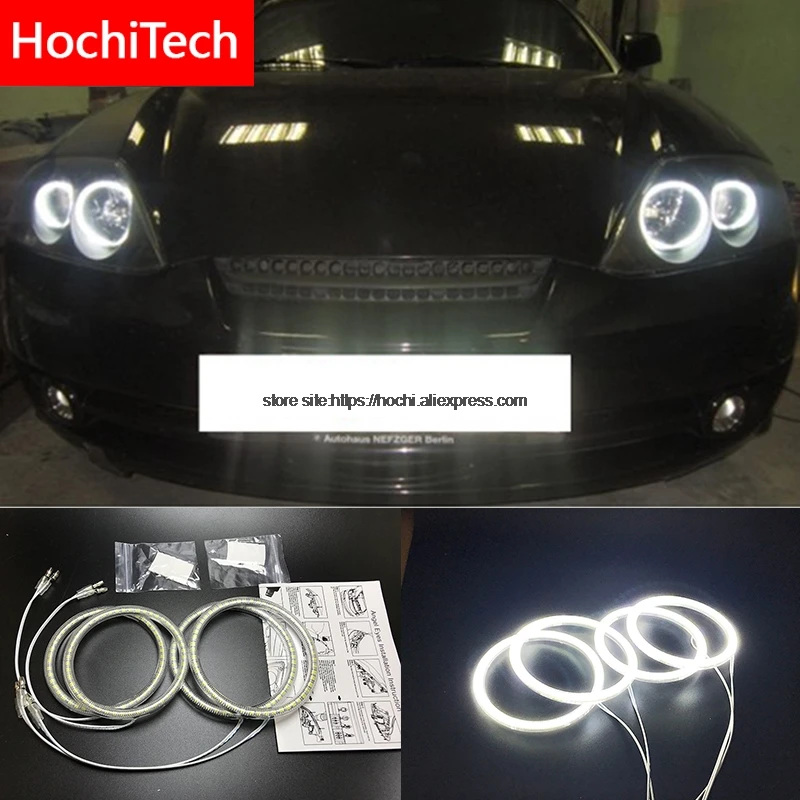 HochiTech для Hyundai Tiburon 2003 2006 ультра яркий SMD белый светодиодный комплект с ангельскими