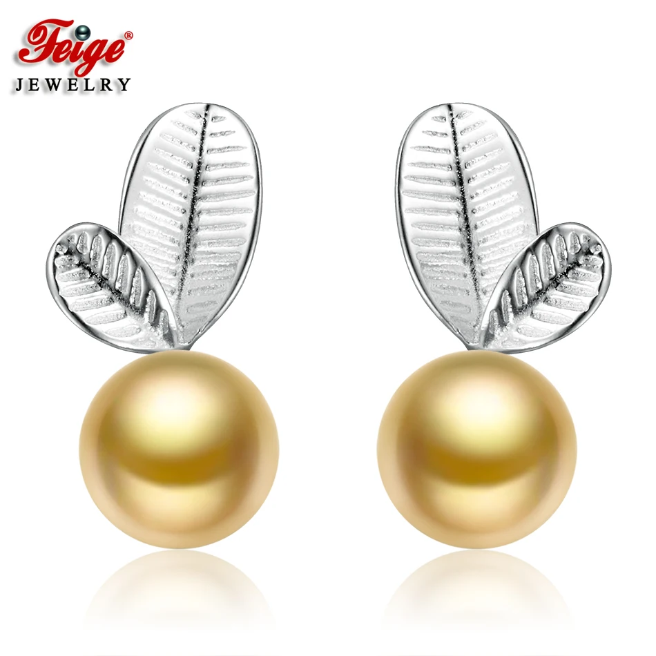 FEIGE Fashion Brincos Real 925 Silver Stud Earrings Cute style 6-7mm Golden Freshwater Pearl Earrings for Women Fine Jewelry
FEIGE Fashion Brincos Real 925 Silver Stud Earrings Cute style 6-7mm Golden Freshwater Pearl Earrings for Women Fine Jewelry