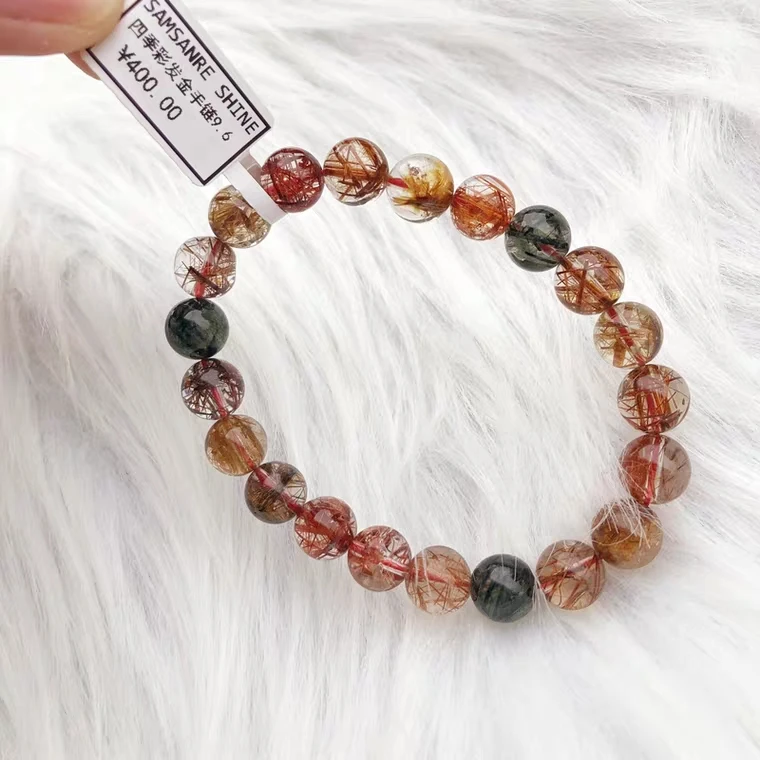 Top Natural Copper Rutilated Quartz Crystal Colorful Woman Man Round Beads Bracelet 7mm 8mm 9mm 10mm 11mm 12mm AAAAA
Top Natural Copper Rutilated Quartz Crystal Colorful Woman Man Round Beads Bracelet 7mm 8mm 9mm 10mm 11mm 12mm AAAAA