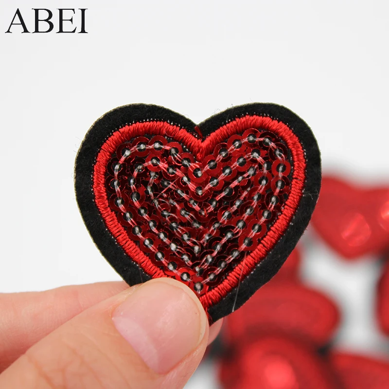 10pcs/lot Iron on Love Heart Sequined Stickers Small Lovely Red Patches Sweater Shoes Appliqued Costume Embellishment
10pcs/lot Iron on Love Heart Sequined Stickers Small Lovely Red Patches Sweater Shoes Appliqued Costume Embellishment