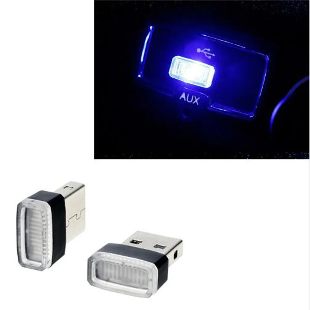 Фото Автомобильный Универсальный USB светодиодный декоративный светильник