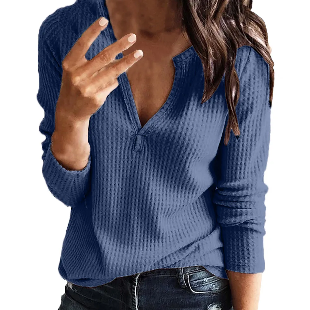 Fashion Women Casual Solid V-neck Long Sleeve Tops Shirt Blouse Elegant Ladies Formal Office Blouse Korea Style Blouse Shirts
Fashion Women Casual Solid V-neck Long Sleeve Tops Shirt Blouse Elegant Ladies Formal Office Blouse Korea Style Blouse Shirts