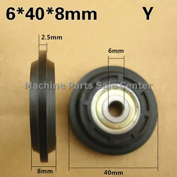 40 thick outer convex Y type slot diameter 6 diameter 8 Y slot injection plastic pulley embedded bearing nylon bag plastic doors
40 thick outer convex Y type slot diameter 6 diameter 8 Y slot injection plastic pulley embedded bearing nylon bag plastic doors
