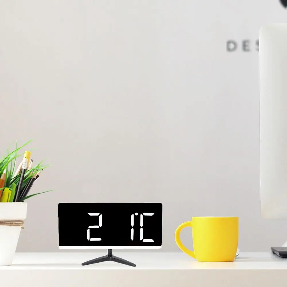 Фото Digital Alarm Clock Dimmable Screen 3 Brightness With Date And Temperaturefor Display For Kids Bedroom  Дом и | Настольные часы (33032430599)