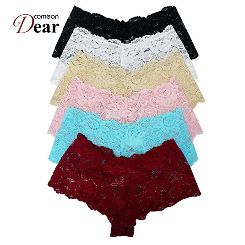 Comeondear PA5059 Female Plus Size Lace Panties Hot Underwear Women 6 pcs/lot Transparent Sexy Panties Women Seamless Underwear
Comeondear PA5059 Female Plus Size Lace Panties Hot Underwear Women 6 pcs/lot Transparent Sexy Panties Women Seamless Underwear
