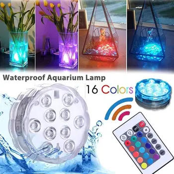 10 Led Remote Controlled RGB Submersible Light Battery Operated Underwater Night Lamp Outdoor Vase Bowl Garden Party Decoration
10 Led Remote Controlled RGB Submersible Light Battery Operated Underwater Night Lamp Outdoor Vase Bowl Garden Party Decoration