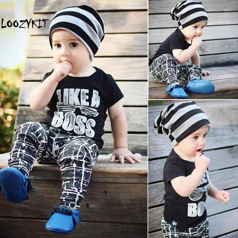 Loozykit Fashion Baby Boy Clothes Set Short Sleeve T-shirt Tops+Pants Baby Boy Children Cloth Kid Toddler Clothing Tracksuit
Loozykit Fashion Baby Boy Clothes Set Short Sleeve T-shirt Tops+Pants Baby Boy Children Cloth Kid Toddler Clothing Tracksuit