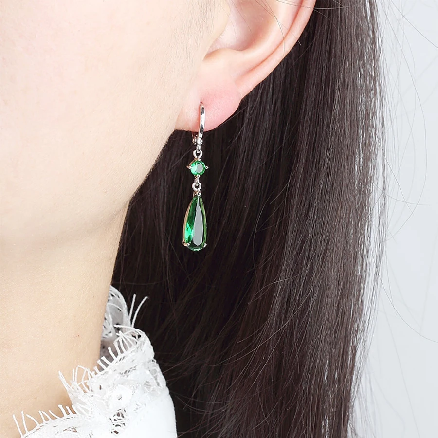 11.11 Sale Luxury Fashion Long Water Drop Cubic Zirconia Green Royal Blue Red Pink stone Drop Earrings For Women Party Jewelry
11.11 Sale Luxury Fashion Long Water Drop Cubic Zirconia Green Royal Blue Red Pink stone Drop Earrings For Women Party Jewelry