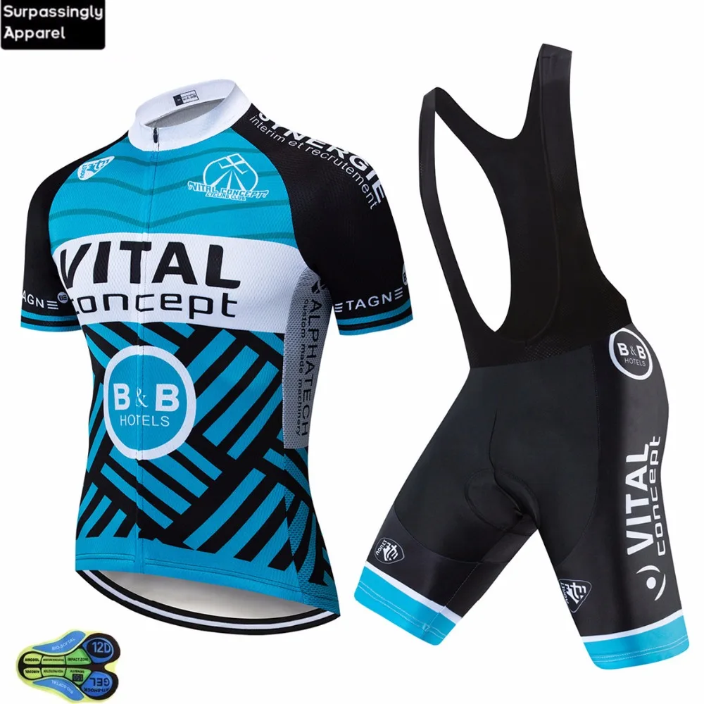2019 Pro Team VITAL Cycling Jersey Sets 12D Ropa Ciclismo Quick-Dry Sports Jersey Cycling Clothing Cycle Bicycle Wear Pro Jersey
2019 Pro Team VITAL Cycling Jersey Sets 12D Ropa Ciclismo Quick-Dry Sports Jersey Cycling Clothing Cycle Bicycle Wear Pro Jersey