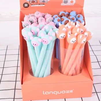 48pcs Gel Pens Cartoon Animal black colored kawaii gift gel-ink pens pens for writing Cute stationery office school supplies
48pcs Gel Pens Cartoon Animal black colored kawaii gift gel-ink pens pens for writing Cute stationery office school supplies