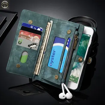 Multi-function Flip Leather Case Bag For iPhone X 8 7 6 6S Plus Case For iPhone 8 Plus SE 2020 Detached Zipper Wallet Cover Case
Multi-function Flip Leather Case Bag For iPhone X 8 7 6 6S Plus Case For iPhone 8 Plus SE 2020 Detached Zipper Wallet Cover Case