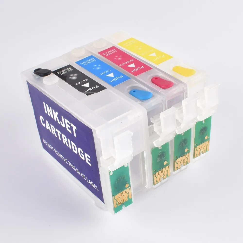 BLOOM compatible T1431 -T1434 refillable ink cartridge for epson Workforce WP-7011 WP-7018 WP-7511 WP-7521 WF-3011 WF-3521
BLOOM compatible T1431 -T1434 refillable ink cartridge for epson Workforce WP-7011 WP-7018 WP-7511 WP-7521 WF-3011 WF-3521