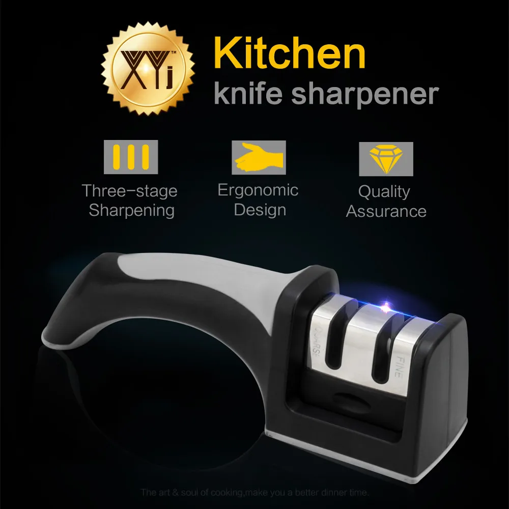 XYj 2 in 1 Kitchen Knife Sharpener Gray Red Color Stainless Steel Professional Sharpening Stone Cooking Hotel Tools
XYj 2 in 1 Kitchen Knife Sharpener Gray Red Color Stainless Steel Professional Sharpening Stone Cooking Hotel Tools