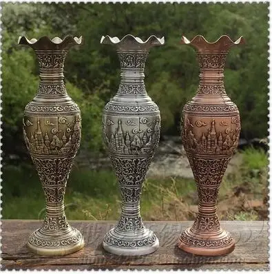 H30 cm European middle size engraved retro metal tabletop decorative vase flower vases for homes vases decoratives HP022
H30 cm European middle size engraved retro metal tabletop decorative vase flower vases for homes vases decoratives HP022