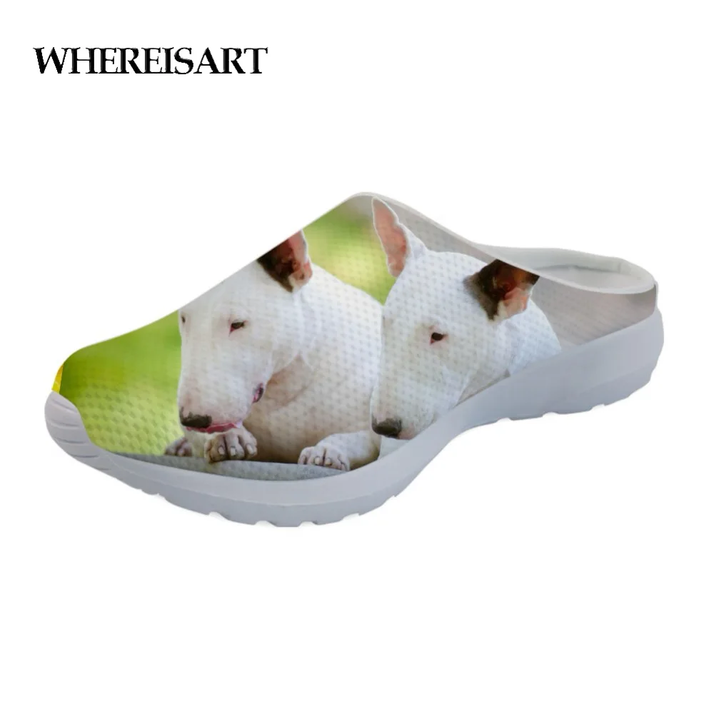 WHEREISART Summer Women's Sandals Lovely Animal Bull Terrier Fashion Brand Women Home Slippers Woman Ladies Beach Water Shoes
WHEREISART Summer Women's Sandals Lovely Animal Bull Terrier Fashion Brand Women Home Slippers Woman Ladies Beach Water Shoes