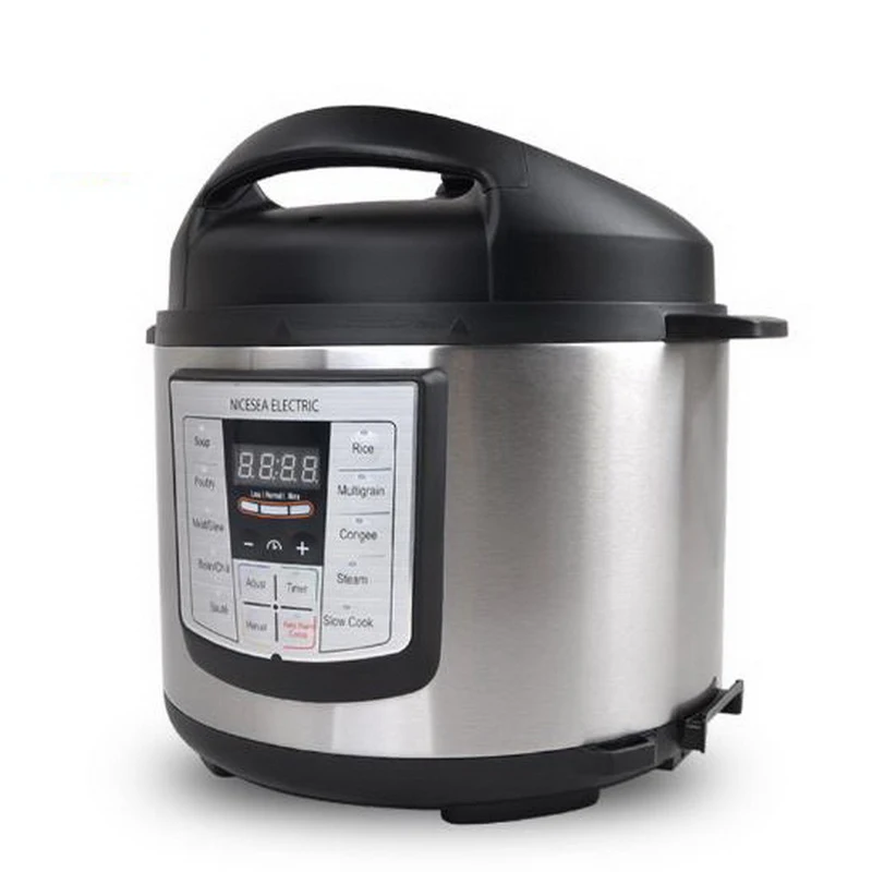 110V/Manual exhaust design/Easy to clean// Intelligent timing/Humanized design/ Multi-function electric pressure cooker/271212
110V/Manual exhaust design/Easy to clean// Intelligent timing/Humanized design/ Multi-function electric pressure cooker/271212