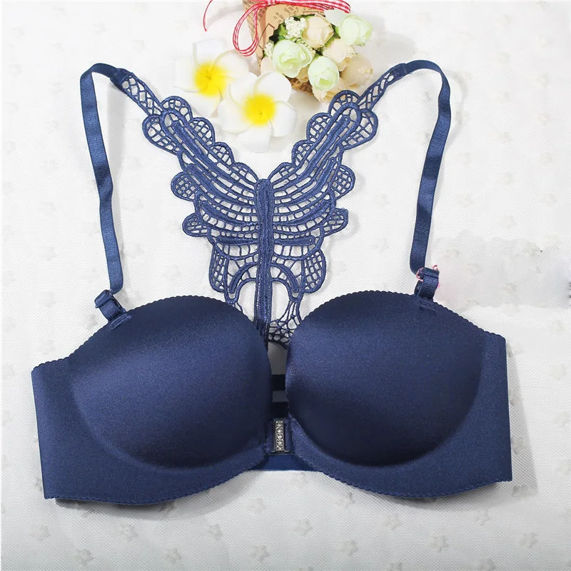 Good quality seamless bra one-piece beauty back black embroidery water soluble flower super gathering front buckle bra
Good quality seamless bra one-piece beauty back black embroidery water soluble flower super gathering front buckle bra