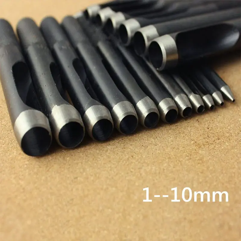 Leather Hole Punch - Round Steel Leather Craft Hollow Hole Punch 1mm To 10mm for Metal, Gaskets, Leather, Plastic, Rubber Etc
Leather Hole Punch - Round Steel Leather Craft Hollow Hole Punch 1mm To 10mm for Metal, Gaskets, Leather, Plastic, Rubber Etc