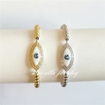 Starella Micro Pave Cubic Zirconia Abalone Shell Marquise Turkey Evil Eye Macrame Braiding Adjustable Bracelet Pulseras Joyeria
Starella Micro Pave Cubic Zirconia Abalone Shell Marquise Turkey Evil Eye Macrame Braiding Adjustable Bracelet Pulseras Joyeria