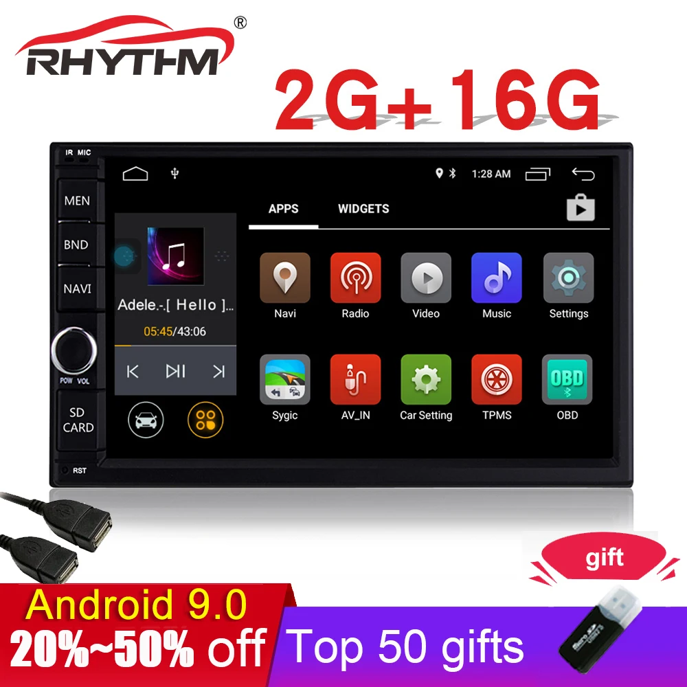 2din Android 9.0 2G+16G car stereo DVD radio GPS+Wifi+Bluetooth+Quad Core+7"+1024*600 screen+Mirror Link+FM+AM+RDS+SWC universal
2din Android 9.0 2G+16G car stereo DVD radio GPS+Wifi+Bluetooth+Quad Core+7"+1024*600 screen+Mirror Link+FM+AM+RDS+SWC universal