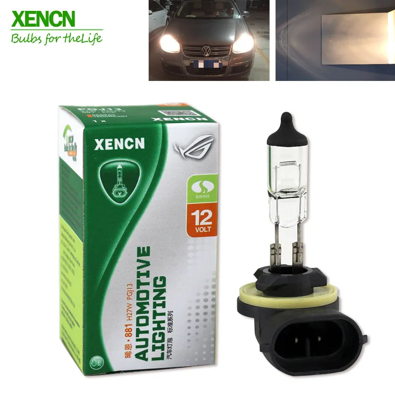 XENCN 881 12V 27W 3200K Clear Series Original Car Headlight High Quality Halogen Auto Fog Lamps for Hyundai Kia Chevrolet Ford
XENCN 881 12V 27W 3200K Clear Series Original Car Headlight High Quality Halogen Auto Fog Lamps for Hyundai Kia Chevrolet Ford