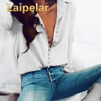 Women Casual Solid Long Sleeve Blouse Lapel Shirt Blouse Shirt Women Turn-down Collar Regular Blusas Chemise Femme Manche Longue
Women Casual Solid Long Sleeve Blouse Lapel Shirt Blouse Shirt Women Turn-down Collar Regular Blusas Chemise Femme Manche Longue