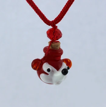 MINI Fox Design Color Glass Essential Oil Pendant Necklace Pefume Jewelry Mini Wish Bottles Valentines Gift 5pcs/lot DC255
MINI Fox Design Color Glass Essential Oil Pendant Necklace Pefume Jewelry Mini Wish Bottles Valentines Gift 5pcs/lot DC255